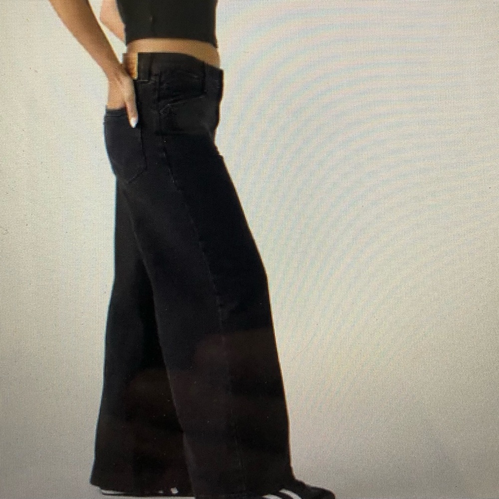 LEVIS - 94 BAGGY WIDE LEG WOMEN’S JEANS + BLACK/SIZE 24